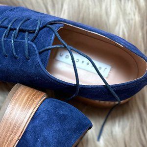 Gracie Blue Suede Shoes
